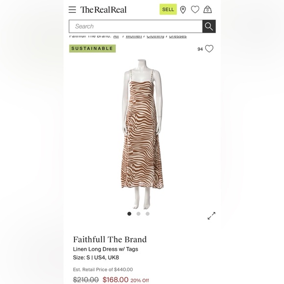 Linen Dress by Faithful the Brand - Picture 3 of 8